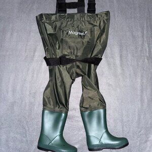 Magreel Kids Chest Waders with Boots Waterproof Youth Fishing Hunting